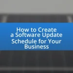 How to Create a Software Update Schedule for Your Business